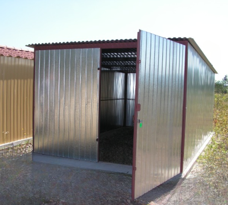 Garaż blaszany 3x6