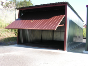 Garaż blaszany 5x5