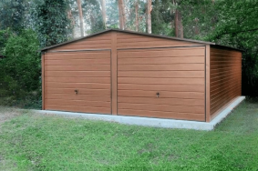 Garaż Blaszany  dwuspadowy Premium 6m x 6m