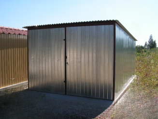 Garaż blaszany 3m x 5m blacha ocynkowana ogniowo - 2