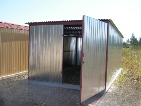 Garaż blaszany 3m x 5m blacha ocynkowana ogniowo