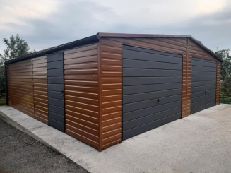 Garaż dwuspadowy podwójny Premium 6m x 5m - 2