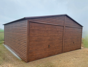 Garaż dwuspadowy podwójny Premium 6m x 5m