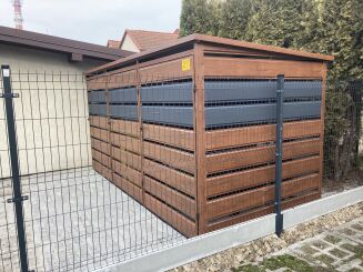 Wiata śmietnikowa 4m x 2m - 3