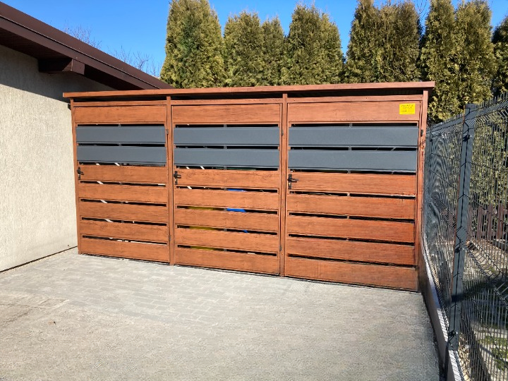 Wiata śmietnikowa 4m x 2m