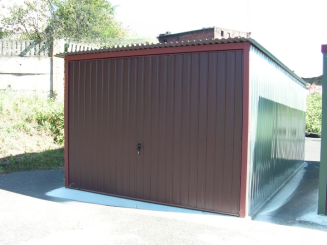 Garaż blaszany 3 x 5 z bramą uchylną - 2